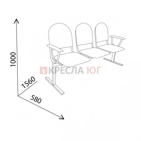 Кресло Стандарт 3М