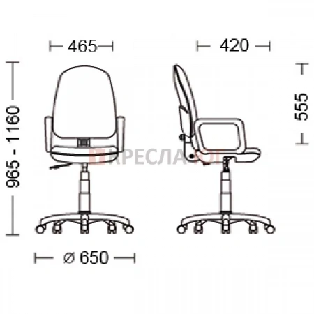 Офисное кресло Комфорт GTP Офисное кресло Комфорт GTP