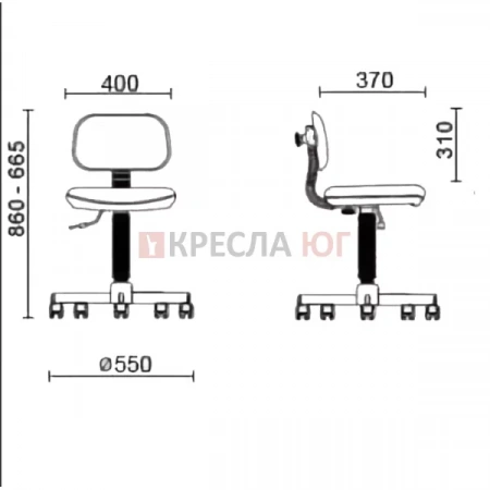 Офисное кресло Логика Офисное кресло Логика